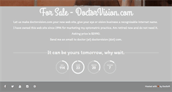 Desktop Screenshot of doctorvision.com